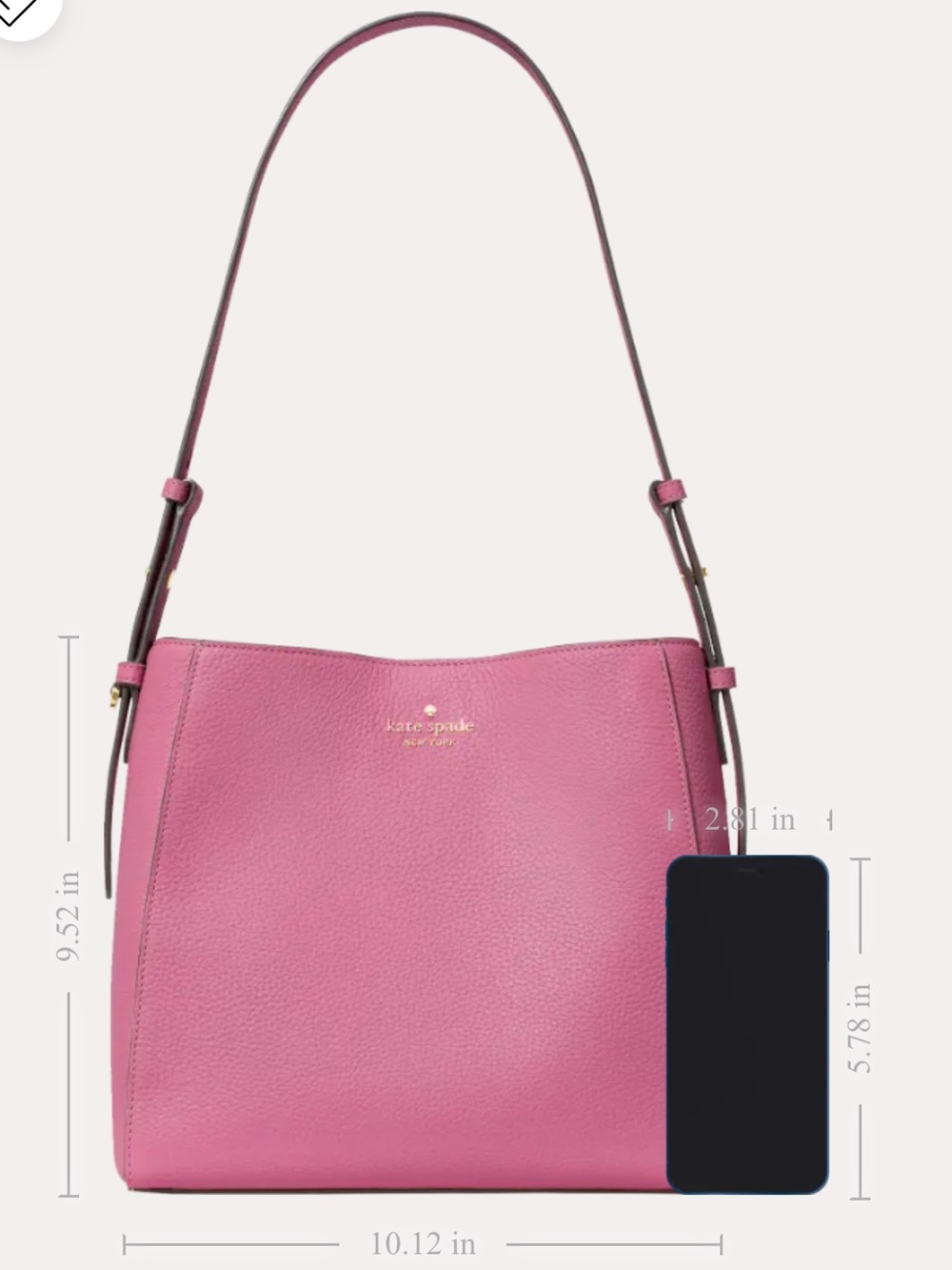 Kate Spade Juliette Medium bucket bag each sold separately